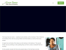 Tablet Screenshot of growpeace.org.za